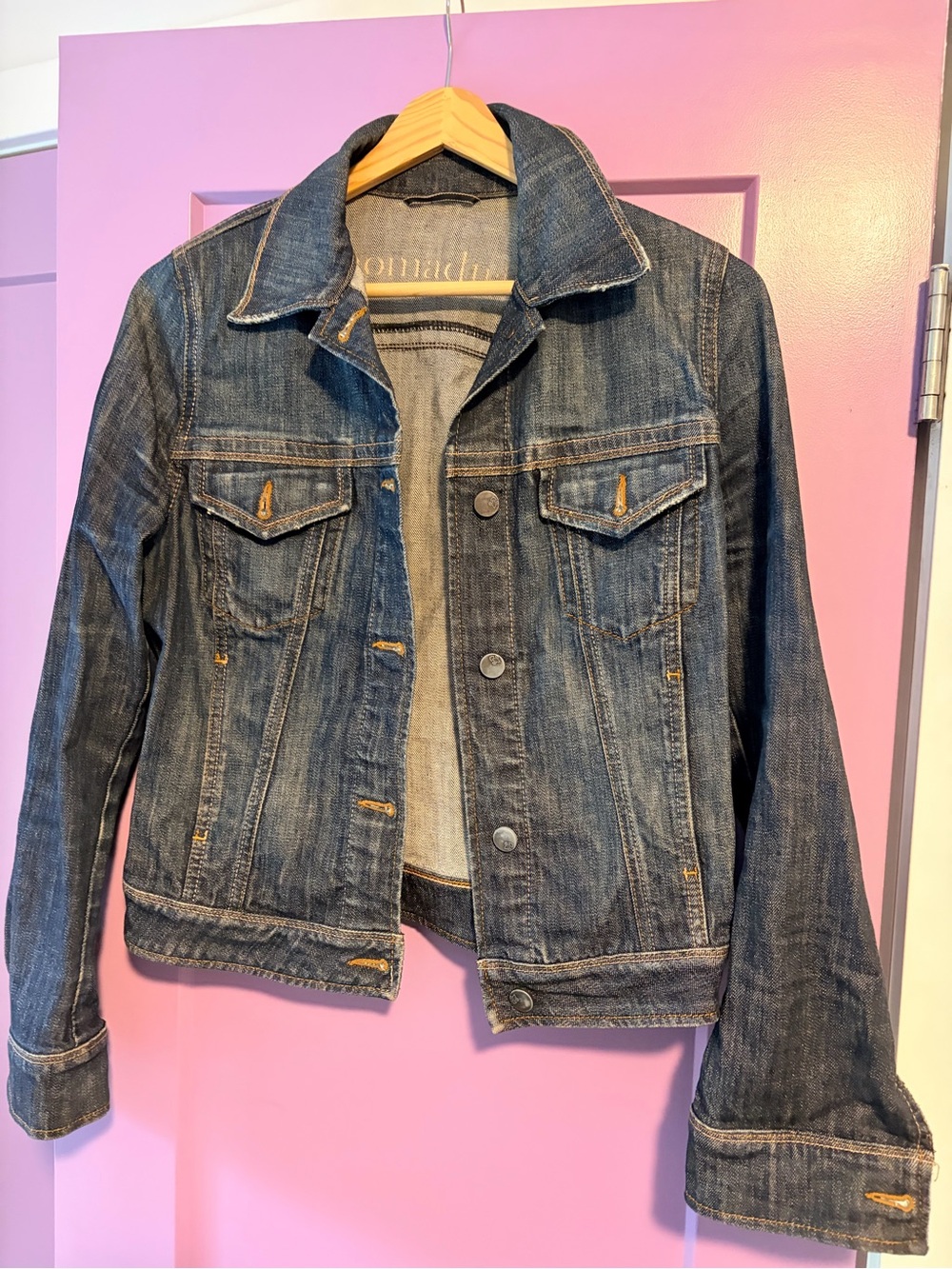 Denim Trucker Jacket - Dark Blue